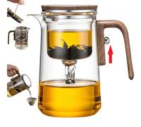 DRNKNSTX Enchanti Théière, Sorcellerie Créative Théière en verre, Œuf en verre détachable pour thé, Idéal pour Tea Maker -18 oz (env. 530 ml) (Transparente)