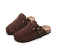 DRNSYHX Mules Sandales Plates d'été Femmes Mesdames Slip on Garden Clogs Summer Beach Mule Clogs Backless Kitchen Garden Garden Slippétes Sandales Softs Fit pour Casual Caseyard Tendo-café-40