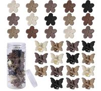 Drnytunk Petites pinces à cheveux pour femmes et filles, 30 pinces à cheveux papillon, pinces à cheveux mignonnes petites pinces à cheveux pour cheveux fins, pinces antidérapantes avec sac de