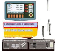 DRO à 3 axes de haute précision, résolution de la règle linéaire de 5µm, application polyvalente pour les fraiseuses et les tours, DRO-KA35-KA35