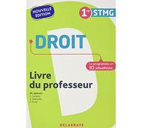 Droit 1re STMG (2021) - Pochette - Livre du professeur