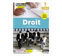 Droit - 1re STMG - Coll. Réflexe - Éd. 2025 - Livre + licence - Patrick Mercati - Nathan Technique - Livre CD-ROM - Scolaire / Universitaire CD