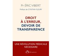 Droit à l'erreur, devoir de transparence - Cynthia Fleury - L'observatoire Eds De - broché - Essai