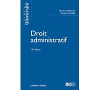 Droit administratif 19ème édition - Nicolas Chifflot - Sirey - broché - Etude