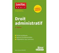 Droit administratif 3e édition - Marc Antoine Granger - Bréal - broché - Scolaire / Universitaire
