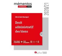 Droit administratif des biens: Cours intégral et synthétique - Outils pédagogiques (2020-2021)