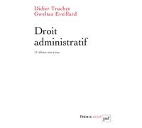 Droit administratif - Didier Truchet - Puf - broché - Etude