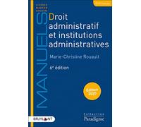 Droit administratif et Institutions administratives