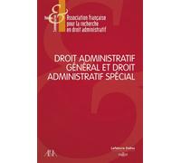 Droit administratif général et Droit administratif spécial - AFDA - Dalloz - broché - Etude