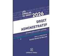 Droit Administratif L2 - Méthodologie & Sujets Corrigés - Les Annales Du Droit 2026