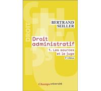 Droit administratif – Les sources et le juge (1) – Flammarion
