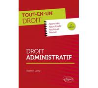 Droit administratif - Valentin Lamy - Ellipses - broché - Scolaire / Universitaire