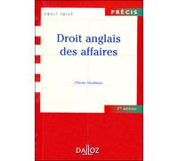 Droit anglais des affaires 2nde édition - Olivier Moreteau - Dalloz - broché - Scolaire / Universitaire