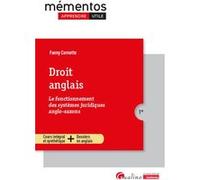 Droit anglais Fanny Cornette (Auteur)