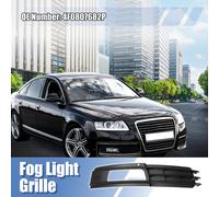 Droit Antibrouillard Feux Maille Calandre pour Audi A6 C6 Avant 2008-2011 ABS Noir