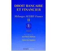 Droit bancaire et financier - AEDBF - Revue Banque - broché - Livre