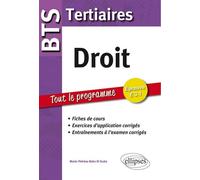 Droit BTS Tertiaires. Fiches de cours et exercices corrigés - Di Bohn - Ellipses - broché - Scolaire / Universitaire