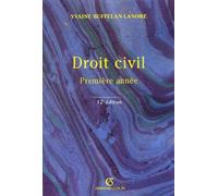 Droit civil 1re année
