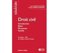 Droit civil 23ed 2024 - Introduction, biens, personnes, famille