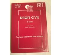 DROIT CIVIL 2e année, Les obligations - contrat - responsabilité, CD ROM (PC) DALLOZ ETUDES, 2010/2011, Etudiants en L2