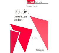 Droit civil: Introduction au droit