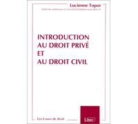 Droit civil, Introduction. Capacité 1re année (Paris II) (ancienne édition)