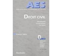 Droit civil. introduction. personnes. biens - 4ème édition Deug. méthodes, cours, exercices corrigés, lexique. - Ameli f. - Montchrestien - broché - Scolaire / Universitaire