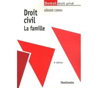 Droit civil. la famille - 9ème édition Tome 2 La famille 9ème édition - CORNU G. - Lgdj - broché - Etude