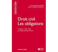 Droit civil - Les obligations 19ed - Yvaine Buffelan-Lanore - Sirey - broché - Etude