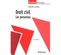 Droit civil: Les personnes