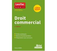 Droit commercial 2e édition - Thierry Leobon - Bréal - broché - Etude