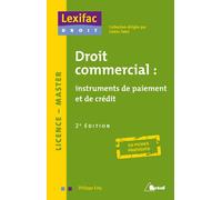 Droit commercial - Instrument de paiement et de crédit - Philippe Emy - Bréal - broché - Etude