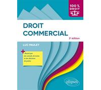 Droit commercial - Luc Paulet - Ellipses - broché - Etude
