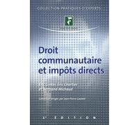 Droit communautaire et impôts directs