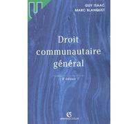 Droit communautaire général