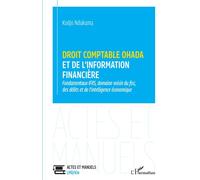 Droit comptable OHADA et de l'information financière Fondamentaux IFRS, domaine voisin du fisc, des délits et de l'intelligence économique - Kodjo Ndukuma Adjayi - L'harmattan - broché - Etude