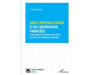 Droit comptable OHADA et de l'information financière Fondamentaux IFRS, domaine voisin du fisc, des délits et de l'intelligence économique - Kodjo Ndukuma Adjayi - L'harmattan - broché - Etude