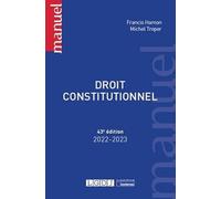Droit constitutionnel (2022-2023)