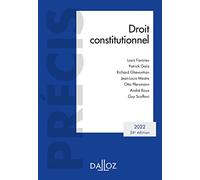 Droit constitutionnel 2022. 24e éd.
