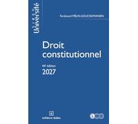Droit constitutionnel. 2027. 44E ED.