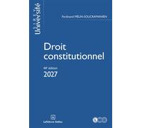 Droit constitutionnel. 2027 44ème édition - Ferdinand Mélin-Soucramanien - Sirey - broché - Etude