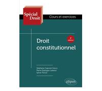 Droit constitutionnel 2ème édition - Stéphane Caporal-Gréco - Ellipses - broché - Scolaire / Universitaire
