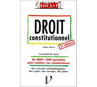 Droit Constitutionnel. 3eme Edition
