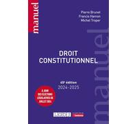 Droit constitutionnel: À jour des élections législatives de juillet 2024 (2024-2025)