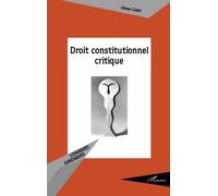 Olivier Camy – Droit constitutionnel critique – L'Harmattan – Broché