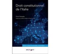 Droit constitutionnel de l'Italie Paolo Passaglia (Auteur), Jordane Arlettaz (Préface), Fabrice Picod (Préface)