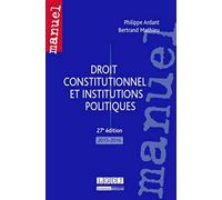 Droit constitutionnel et Institutions politiques,