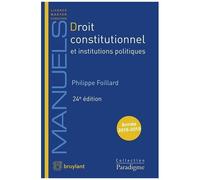 Droit Constitutionnel Et Institutions Politiques