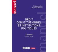 Droit Constitutionnel Et Institutions Politiques