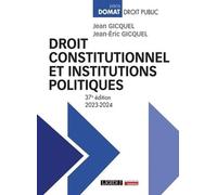 Droit constitutionnel et institutions politiques (2023-2024)